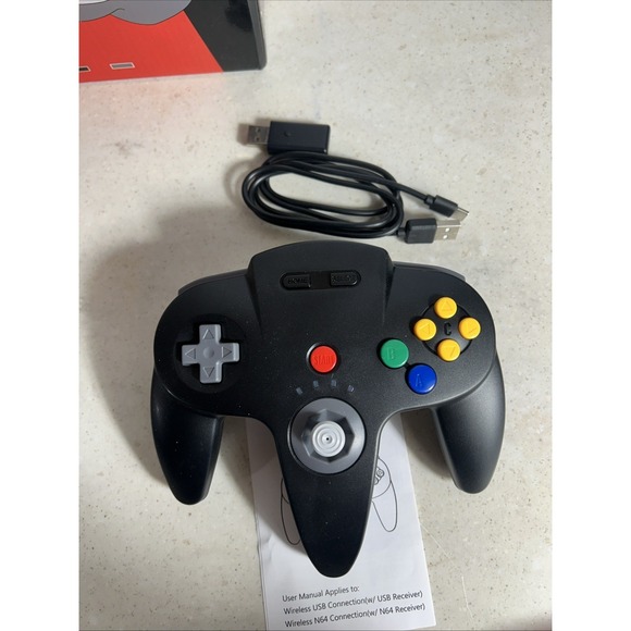 2.4g Wireless Controller 2 Pack N64 Style - Picture 2 of 5